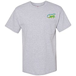Hanes Workwear Pocket T-Shirt - Embroidered