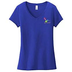 Ultimate V-Neck T-Shirt - Ladies' - Embroidered