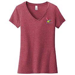 Ultimate V-Neck T-Shirt - Ladies' - Embroidered