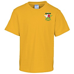 Soft Spun Cotton T-Shirt - Youth - Colors - Embroidered