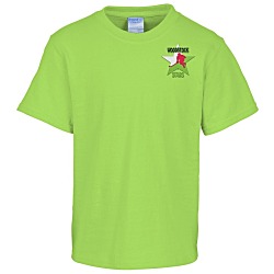 Soft Spun Cotton T-Shirt - Youth - Colors - Embroidered