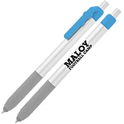 Alamo Stylus Pen - Silver - Football