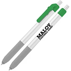 Alamo Stylus Pen - Silver - Football
