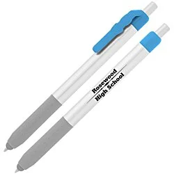 Alamo Stylus Pen - Silver - Basketball