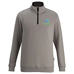 Contrast Zipper Performance 1/4-Zip Pullover