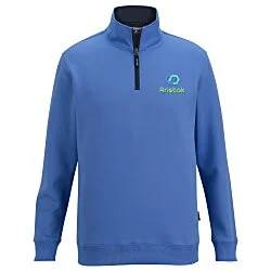 Contrast Zipper Performance 1/4-Zip Pullover
