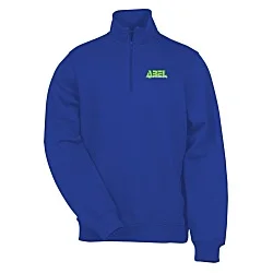 Athletic Fit 1/4-Zip Sweatshirt - Men's - Embroidered - 24 hr