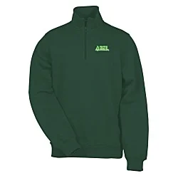 Athletic Fit 1/4-Zip Sweatshirt - Men's - Embroidered - 24 hr