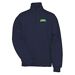Athletic Fit 1/4-Zip Sweatshirt - Men's - Embroidered - 24 hr