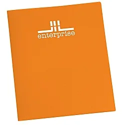 Basic 2-Pocket Poly Folder - 24 hr