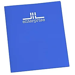 Basic 2-Pocket Poly Folder - 24 hr