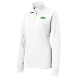 Feminine Fit 1/4-Zip Sweatshirt - Ladies' - Embroidered - 24 hr