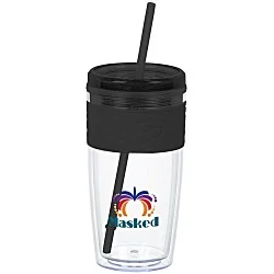 Refresh Pebble Tumbler with Straw - 16 oz. - Full Color