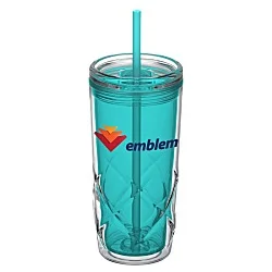 Refresh Simplex Tumbler with Straw - 16 oz. - Full Color