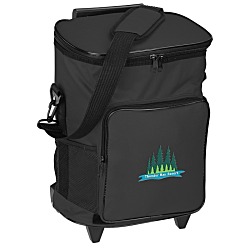 18-Can Rolling Cooler - Embroidered