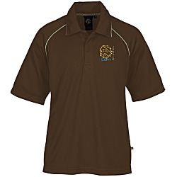 Quad Contrast Piping Performance Polo - Men's