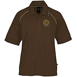 Quad Contrast Piping Performance Polo - Men's