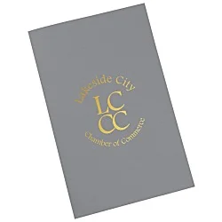 Foil Stamped Legal Pocket Folder - Linen