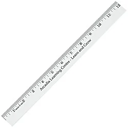 12" Enamel Wood Ruler
