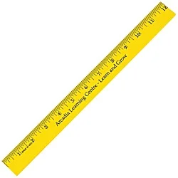 12" Enamel Wood Ruler