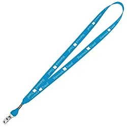 Neon Lanyard - 5/8" - Metal Bulldog Clip