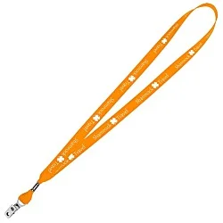 Neon Lanyard - 5/8" - Metal Bulldog Clip