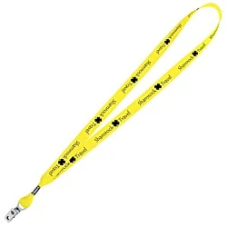 Neon Lanyard - 5/8" - Metal Bulldog Clip
