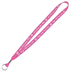 Neon Lanyard - 5/8" - Metal Split Key Ring