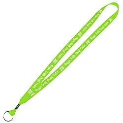 Neon Lanyard - 5/8" - Metal Split Key Ring