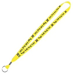 Neon Lanyard - 5/8" - Metal Split Key Ring