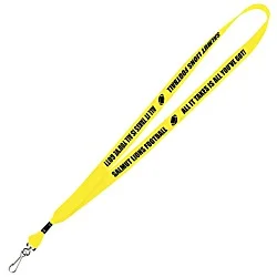 Neon Lanyard - 5/8" - Metal Swivel J Hook