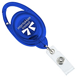 Clip-On Secure-A-Badge - Translucent