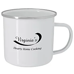 Enamel Metal Campfire Mug - 16 oz.