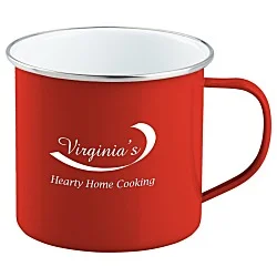 Enamel Metal Campfire Mug - 16 oz.
