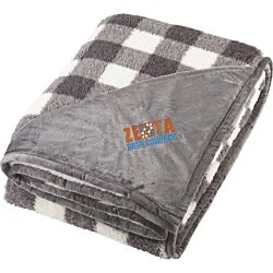 Field & Co. Double Sided Plaid Sherpa Blanket
