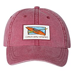Cotton Pigment Dyed Twill Cap - Full Color Patch