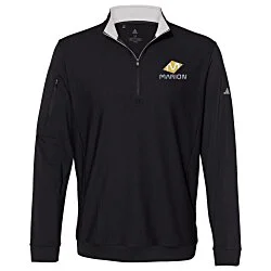 adidas Performance Textured 1/4-Zip Pullover
