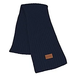 Rib Knit Patch Scarf