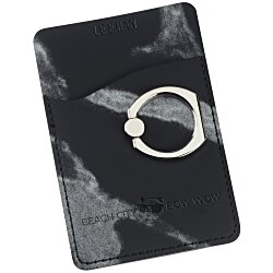 Leeman Marble Smartphone Wallet with Ring Phone Stand
