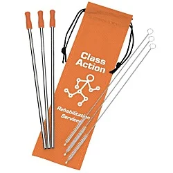Stainless Steel Straw Set - 3-pack