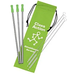 Stainless Steel Straw Set - 3-pack
