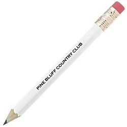 Hex Golf Pencil with Eraser