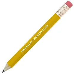 Hex Golf Pencil with Eraser