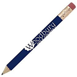 Round Golf Pencil with Eraser