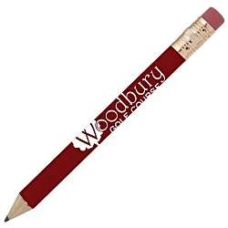 Round Golf Pencil with Eraser