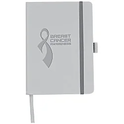 Vienna Satin Touch Hard Cover Notebook - Debossed