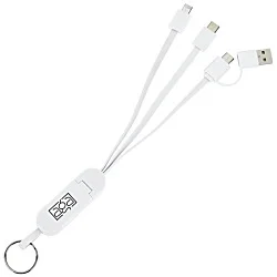 Phone Stand Duo Charging Cable Keychain