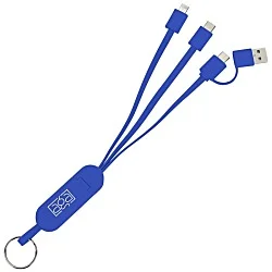 Phone Stand Duo Charging Cable Keychain