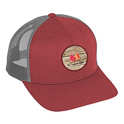 Zone Sonic Heather Trucker Cap - Full Color Patch