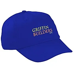 Polyester 5-Panel Cap - Embroidered - 24 hr
